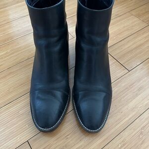 Cole Haan Black Leather Ankle Boots